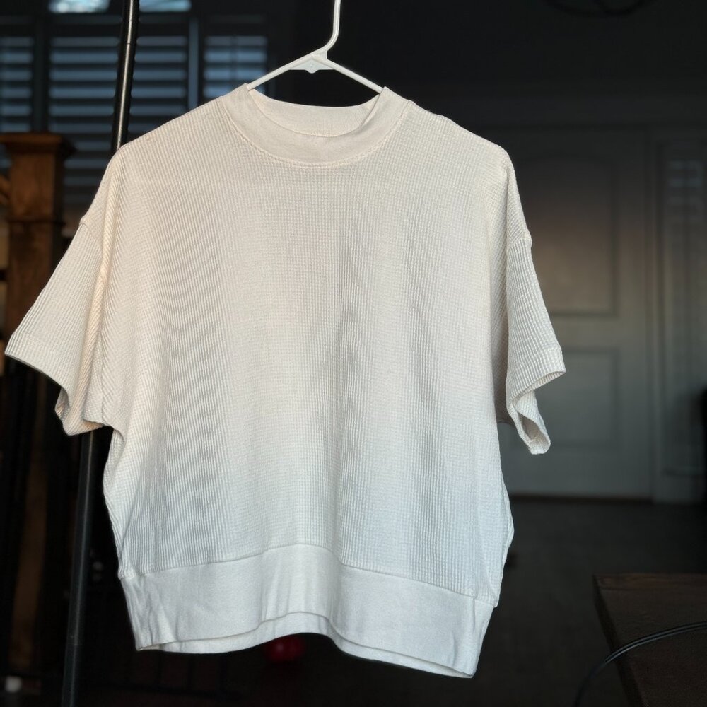 NEW NWT Madewell Women's White and Cream T-shirt